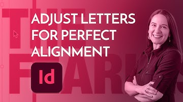 [InDesign Tutorial] How to adjust letters for perfect vertical alignment