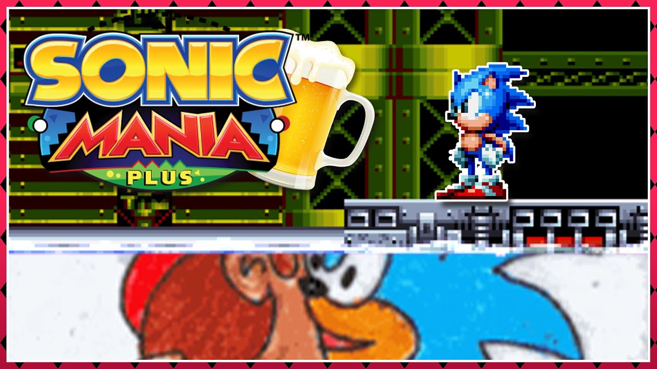 Mario and Sonic Kiss My Dad in Sonic Mania