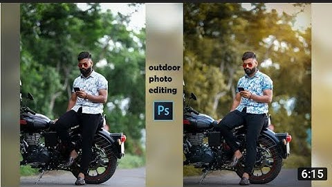 Outdoor photo editing tutorial l step by step l photoshop CC tutorial