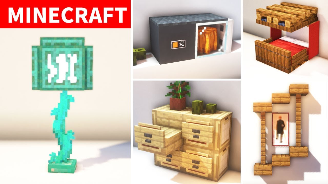 【マインクラフト】建築で役立つ内装デザインと小技10選！