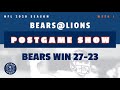 Postgame Show: Chicago Bears - Detroit Lions (Week 1)