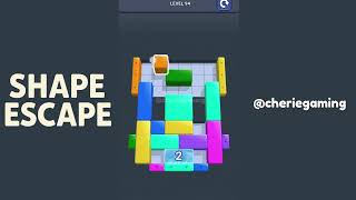 Shape Escape Level 94 Solution Walkthrough
