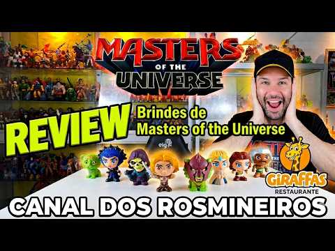 COMPLETE COLLECTION! ⚔️ MOTU Toys at Giraffas: Detailed Review of All 8 Figures! MOTU MOVIE!