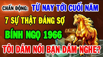 Chấn động! Sự thật đáng sợ: Bính Ngọ 1966 cuối năm 2025, 7 cảnh báo đáng sợ chỉ mình tôi dám nói.