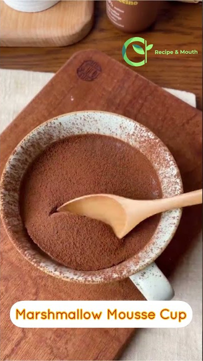 【Easy Make Marshmallow Mousse Cup】