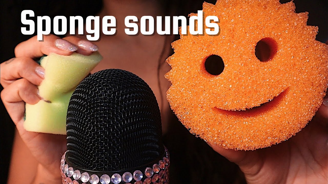 ASMR sponge squeezing sounds ☁️ | No talking 