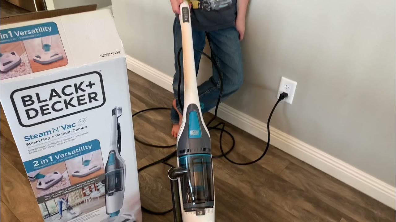 Black and Decker HEPA Corded Steam Mop and Vacuum Cleaner