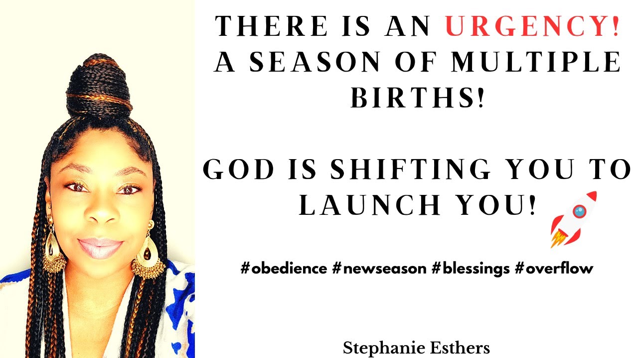 There is an URGENCY❗ A SEASON of Multiple Births! Launching🚀🎉🎈 #blessings #propheticword #urgent