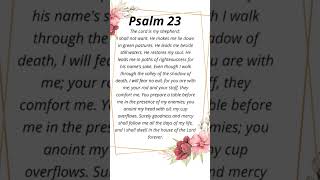 Praying Psalm 23 For Direction