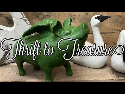 Thrift to Beautiful Home Decor | Up Cycling Thrift Store Finds - YouTube