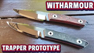 🇩🇪 WITHARMOUR TRAPPER Prototype : noch nie sah ich so ein peferfekten Serienmesser Prototypen!