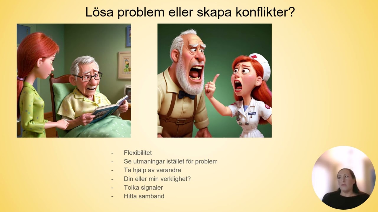 Tankar i arbetet kring personer med kognitiv sjukdom