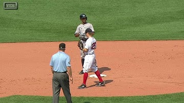 NYY@BOS: Young lines an RBI double off the Monster