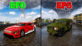 VEHICLES vs TORNADO LEVELS! EF0 to EF6  | Teardown #47
