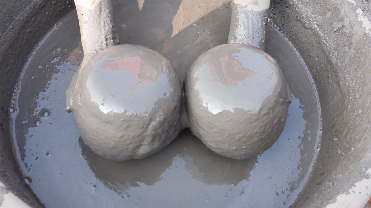 (pure cement) dust falling. water crumbling.dipping.dry crumbling 🤤💦