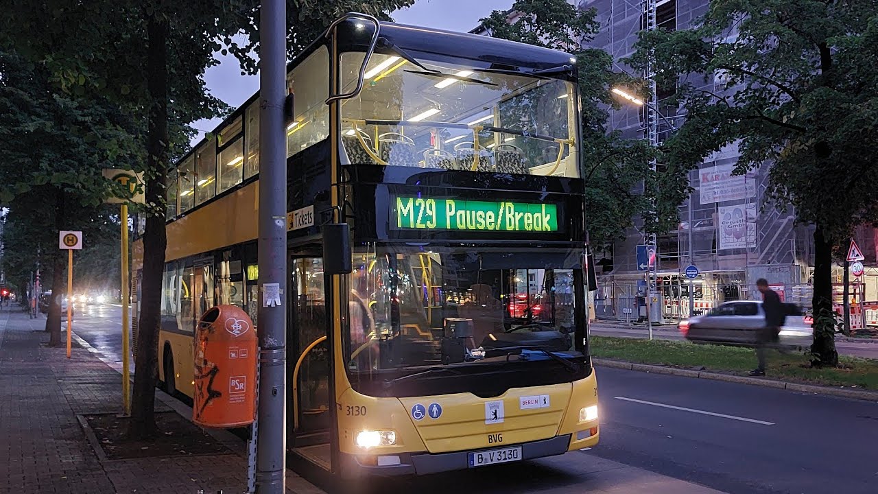 Mitfahrt im M29 von U-Hermannplatz bis U-Wittenbergplatz im NEOMAN DL05 3130🥰🥰