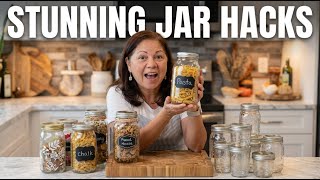 Transforming Food Jars Into Beautiful Storage Containers!