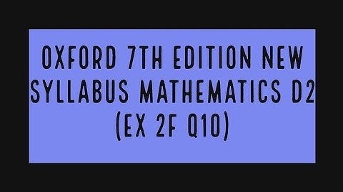 Applications of Simultaneous Equations in Real-world Context Ex:2f Q 10 | Study Room