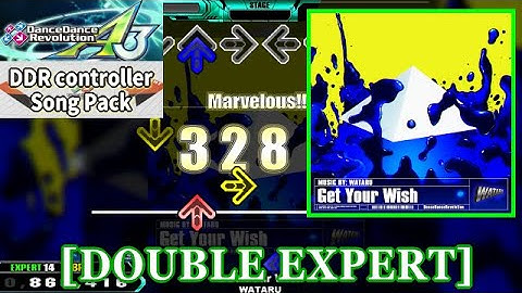 【DDR A3/GP】 Get Your Wish [DOUBLE EXPERT] 譜面確認+Clap+Speed Guide