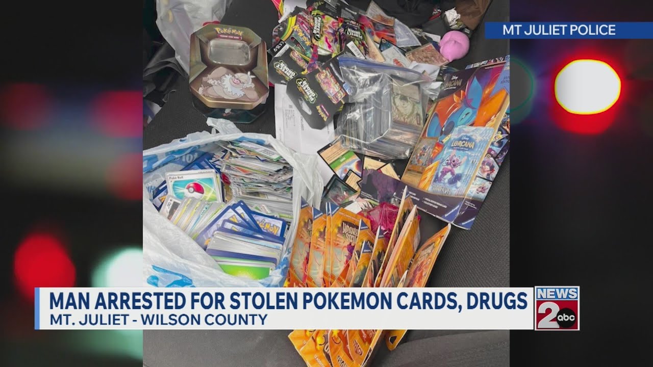 man arrested for stealing pokemon cards Polk firefighter tried to steal $165 worth of cards, police say Pokmon card thief sentenced: When
