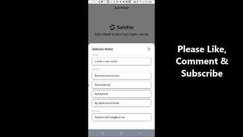 How To Import An Existing Wallet Into Safepal Mobile App