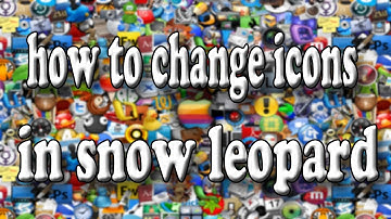 how to change icons on a mac snow leopard (no CandyBar)