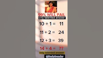 99% Will Fail || Only Talented Can Answer || Challenge For You || #math #studyfounder #mathtrick #gk