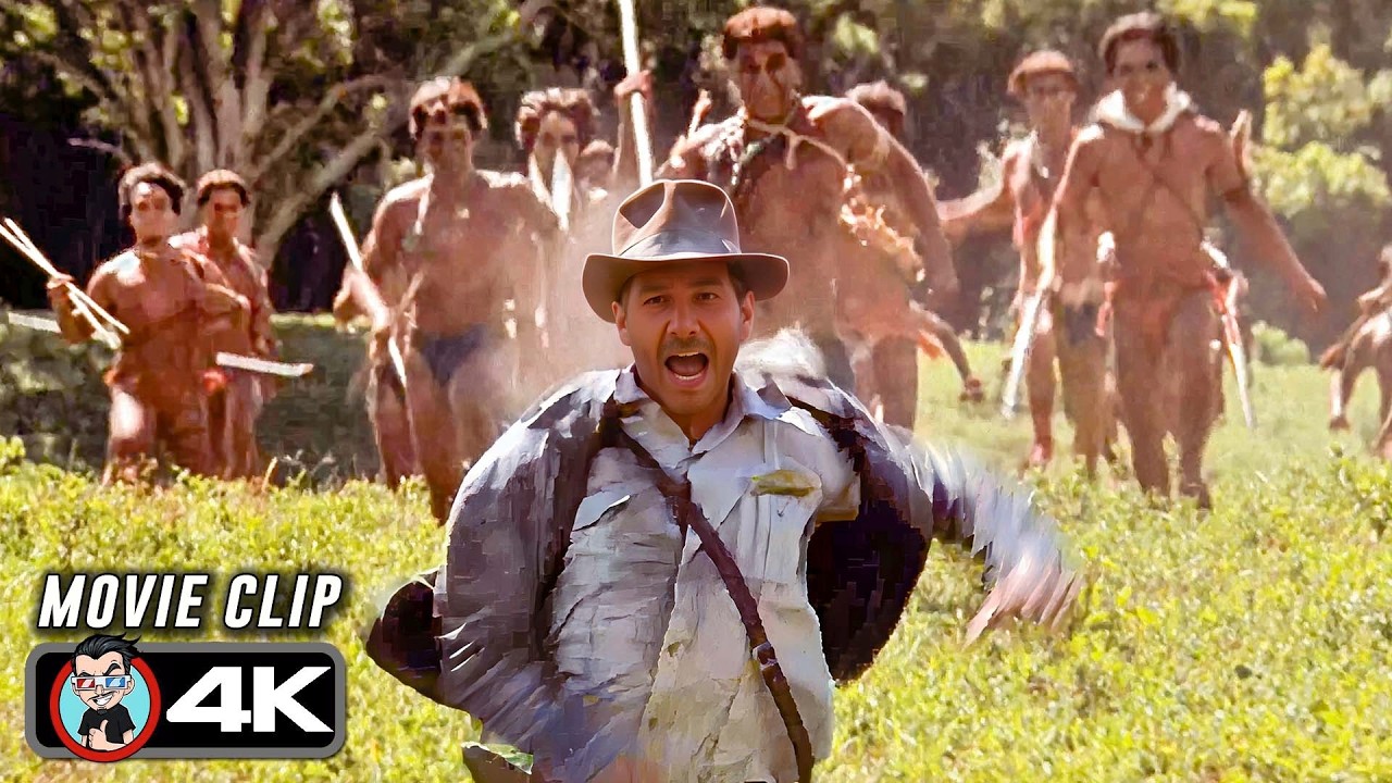 Run, Indy, Run! – The Legendary Jungle Chase | Raiders Of The Lost Ark (4K)