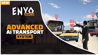 FiveM Advanced AI Transport System: AI Taxi, AI Bus, AI Train, AI Plane [QBCore] [ESX] [STANDALONE]