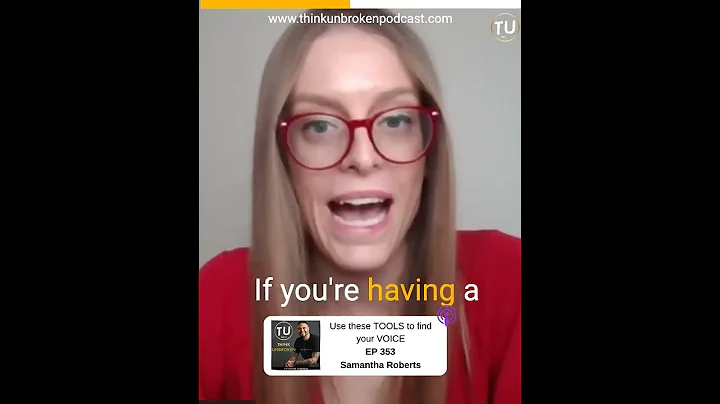 Use these TOOLS to find your VOICE with Samantha R...