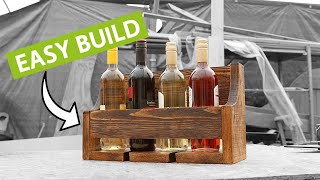 Building A Wine Bottle & Glass Holder