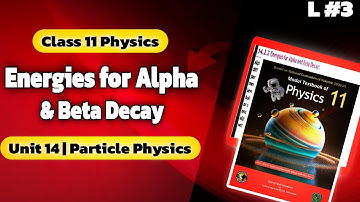 Energy for Alpha & Beta Decay | Class 11 Physics NBF | Unit 14: Particle Physics