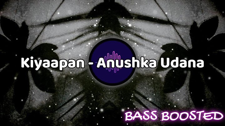 Kiyaapan - Anushka Udana Ft. Chamath & Yasho | BASS BOOSTED | ONE MUSIC LK