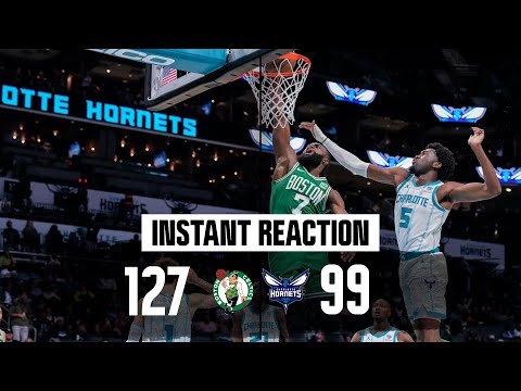 INSTANT REACTION: C's "gonna be a problem" for the rest of NBA after blowout win to end preseason