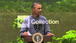 OBAMA:CLIMATE CHANGE-CAN NO LONGER BE DENIED
