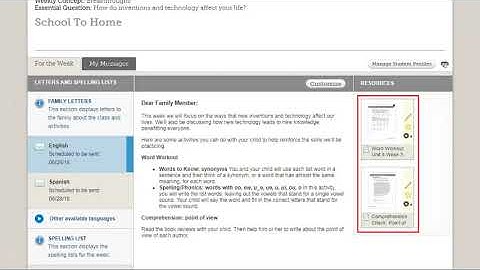 Wonders 2020 - School to Home