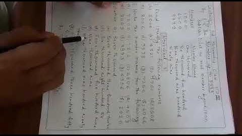 LECTURE NO. -1 class- lll , Numbers upto 9999 ( MATHS)