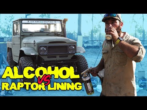 ALCOHOL vs RUBBER TRAY LINER - Sick Puppy 4x4