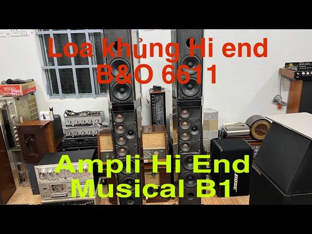 Loa B&O 6611 hi end Đan Mạch và ampli Musical B1 chất âm cực vip, Audio AG 0916517912