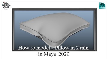 Quick and Easy 3D Pillow Modeling in Maya 2020 in Just 2 Minutes!