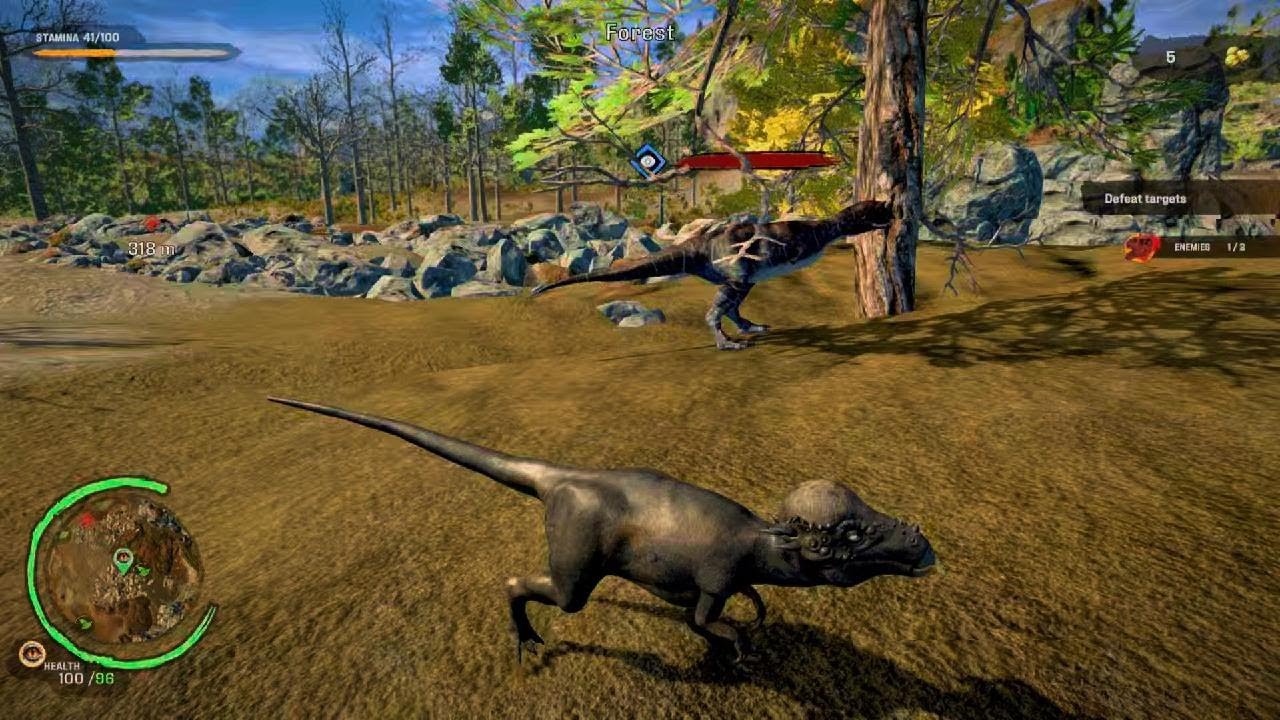 Pachy killing Carno - Dinosaur RPG - Dino Survival Simulator Survivor
