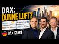DAX: Dünne Luft? Siltronic, Commerzbank, Wacker, Bitcoin, EURUSD, Zalando, UBTECH, Palantir