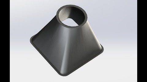 SolidWorks Tutorial -  Development of Transition Piece