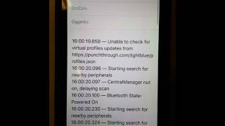 How to log the HR bluetooth data with LightBlue Explorer (iOS) screenshot 3