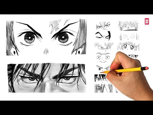 How To Draw Anime Eyes? 20+ Anime Eye Reference Ideas - HARUNMUDAK