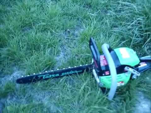 Бензопила Tatra Garden MS 180, (1.9 кВт, шина 45 см), пила ланцюгова бензинова, видео 3