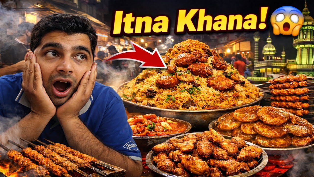 Mumbai Minara Masjid Night Food Tour| Khau Galli  | Street Food Heaven 🍗 | Ramadan In Mumbai 2026 | 