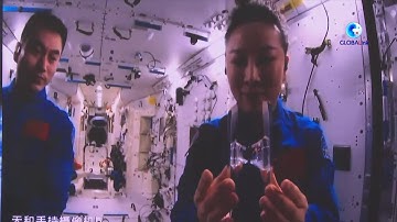 GLOBALink | Space "liquid bridge" experiment conducted on China
