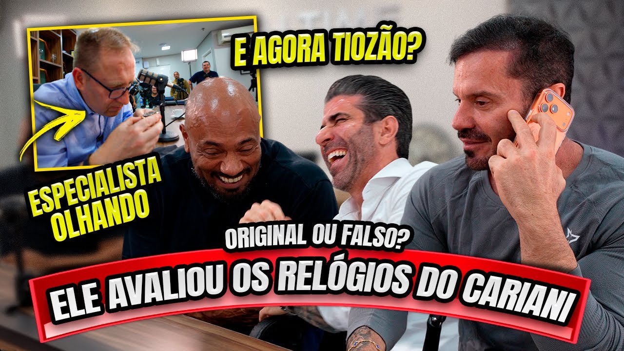 ESPECIALISTA AVALIOU OS RELÓGIOS DO CARIANI - ORIGINAL OU FALSO?