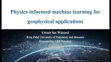 Physics-informed machine learning for geophysical applications